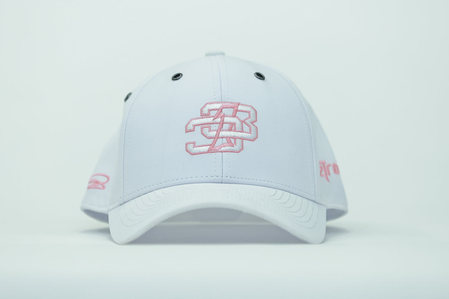 3D3 White and Pink Hat
