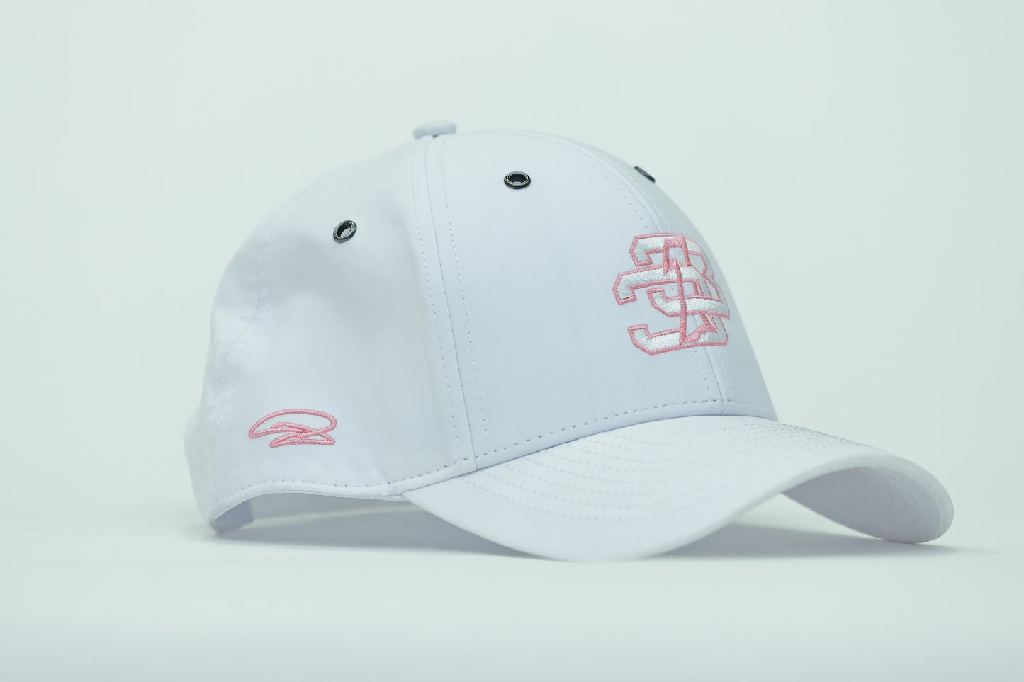 3D3 White and Pink Hat