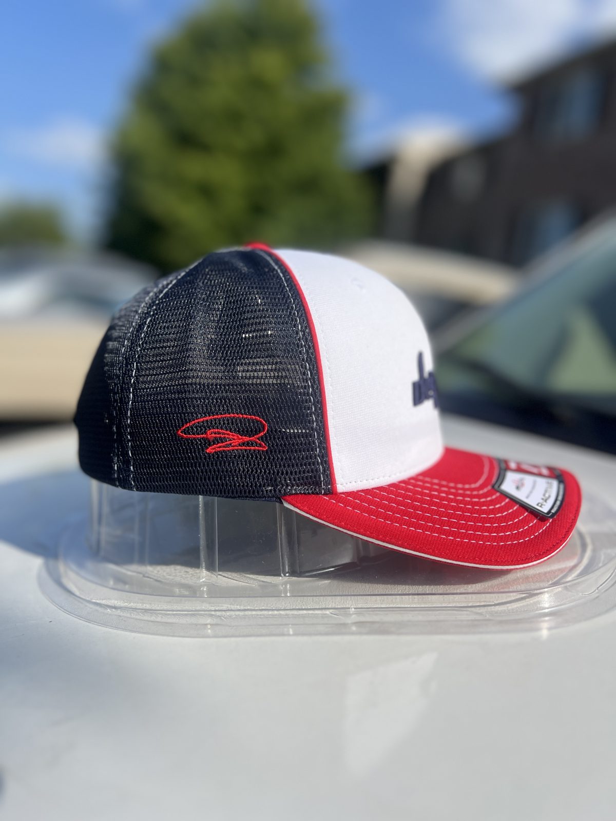 Red, White, & Navy Blue Signature "Detroit" Hat