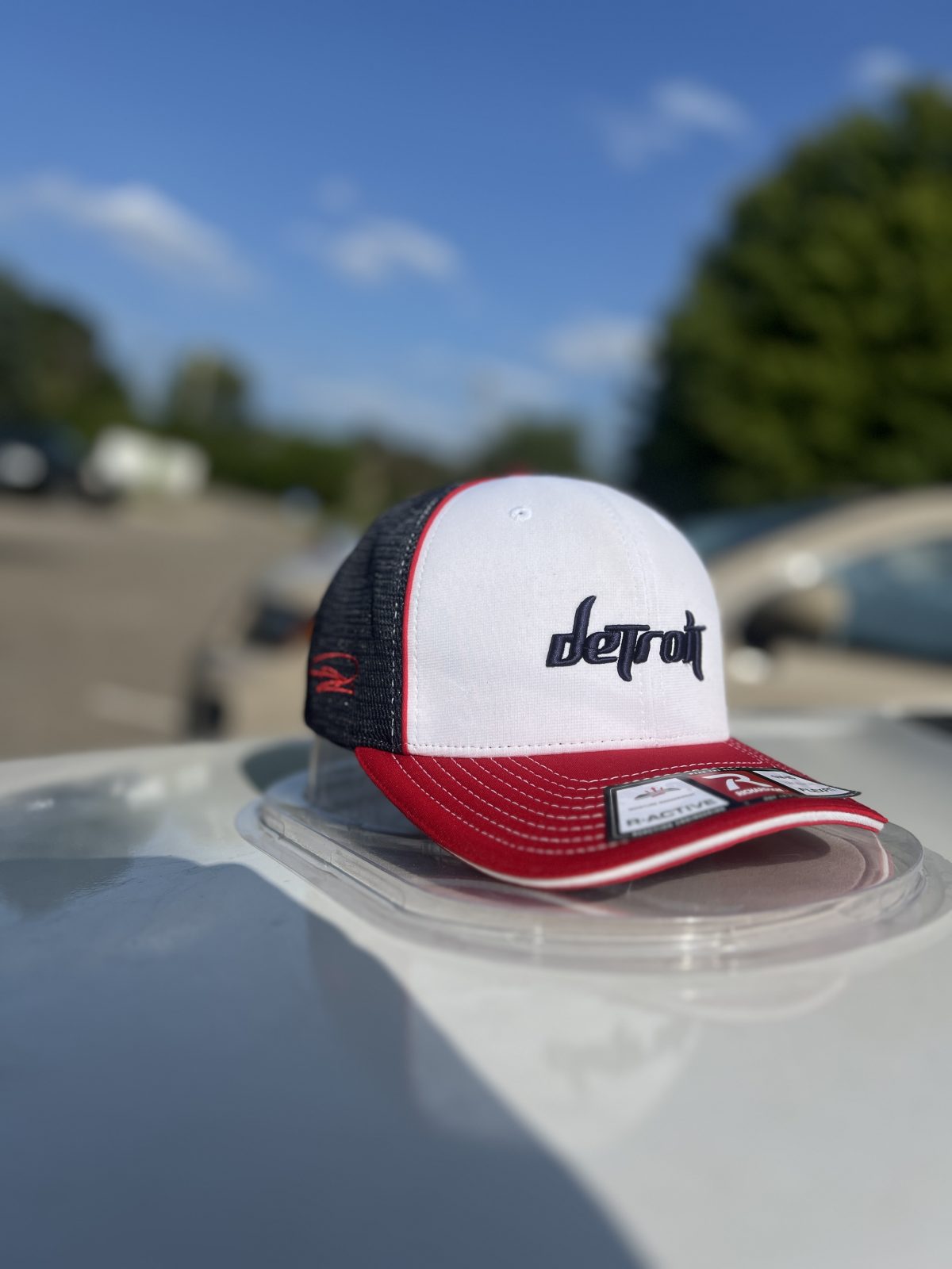 Red, White, & Navy Blue Signature "Detroit" Hat