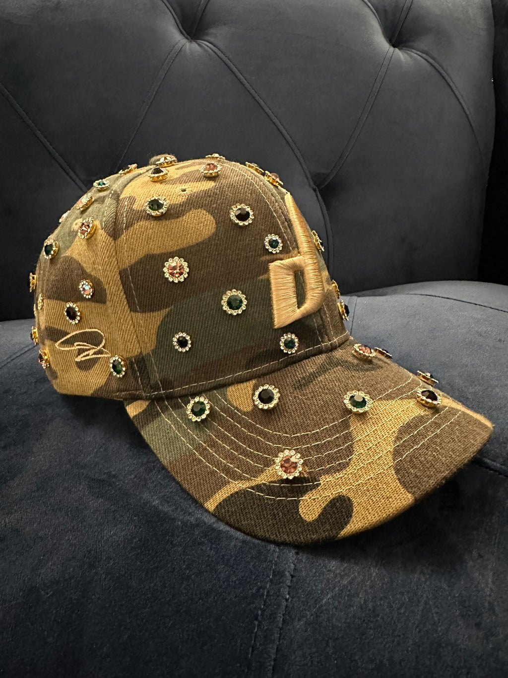 Force 1 Camouflage d hat - Rhinestones