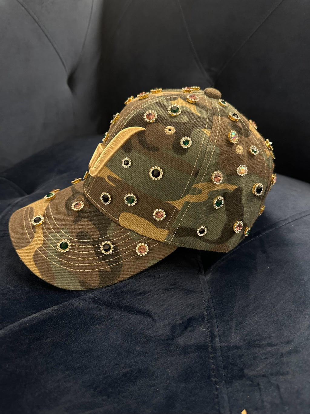 Force 1 Camouflage d hat - Rhinestones