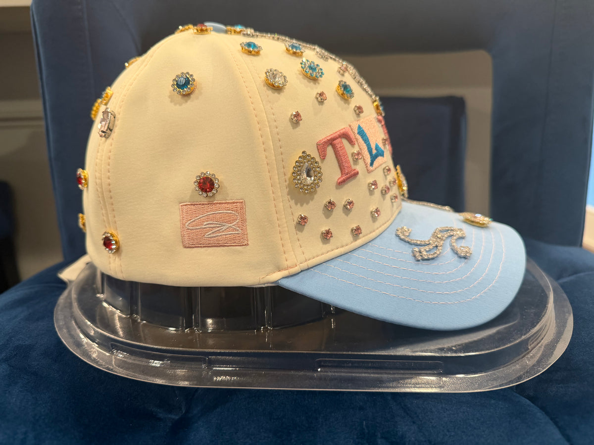 Rhinestone Lions Tigers Redwings Pistons Hat