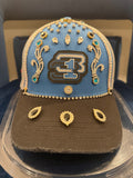 LIMITED EDITION: Rhinestone 313 Hat (Blue) for blue