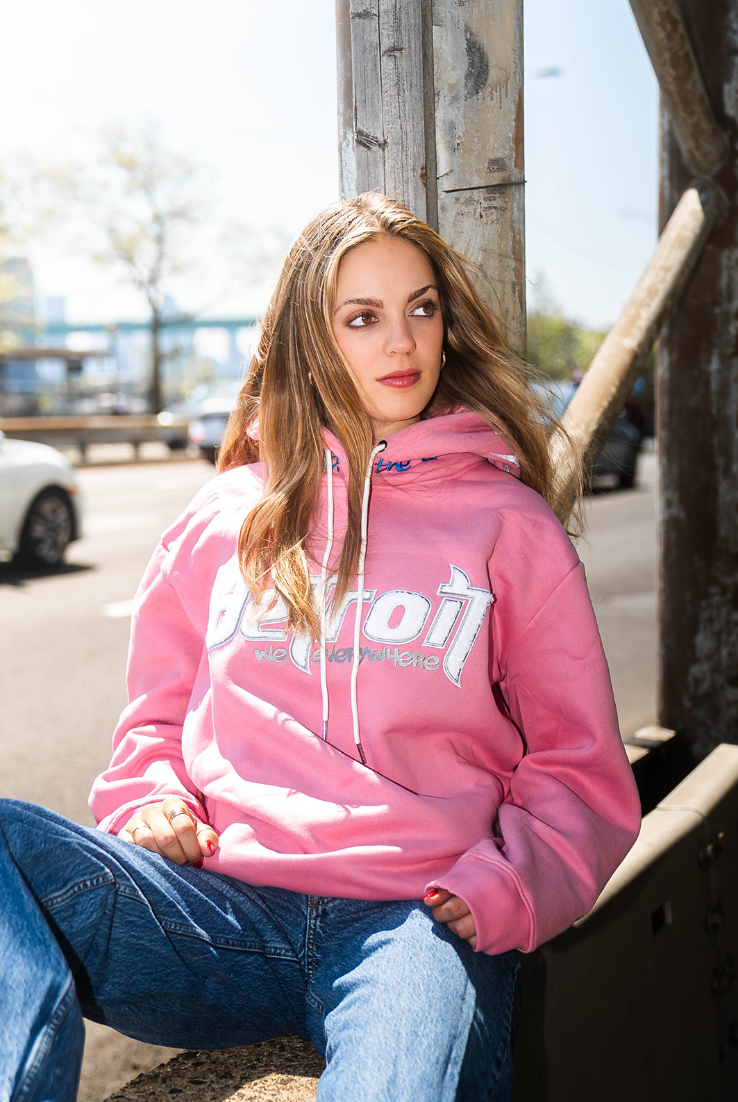 3L3 Pink Hoodie